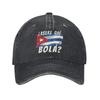 Classic Funny Cuban Greeting Asere Que Bola Baseball Cap Unisex Distressed Denim Washed Snapback Hat Flag Outdoor Adjustable Hat