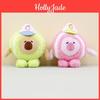 Charming Green Baseball Capybara Plush Doll Soft Short Plush Stuffed Figure
