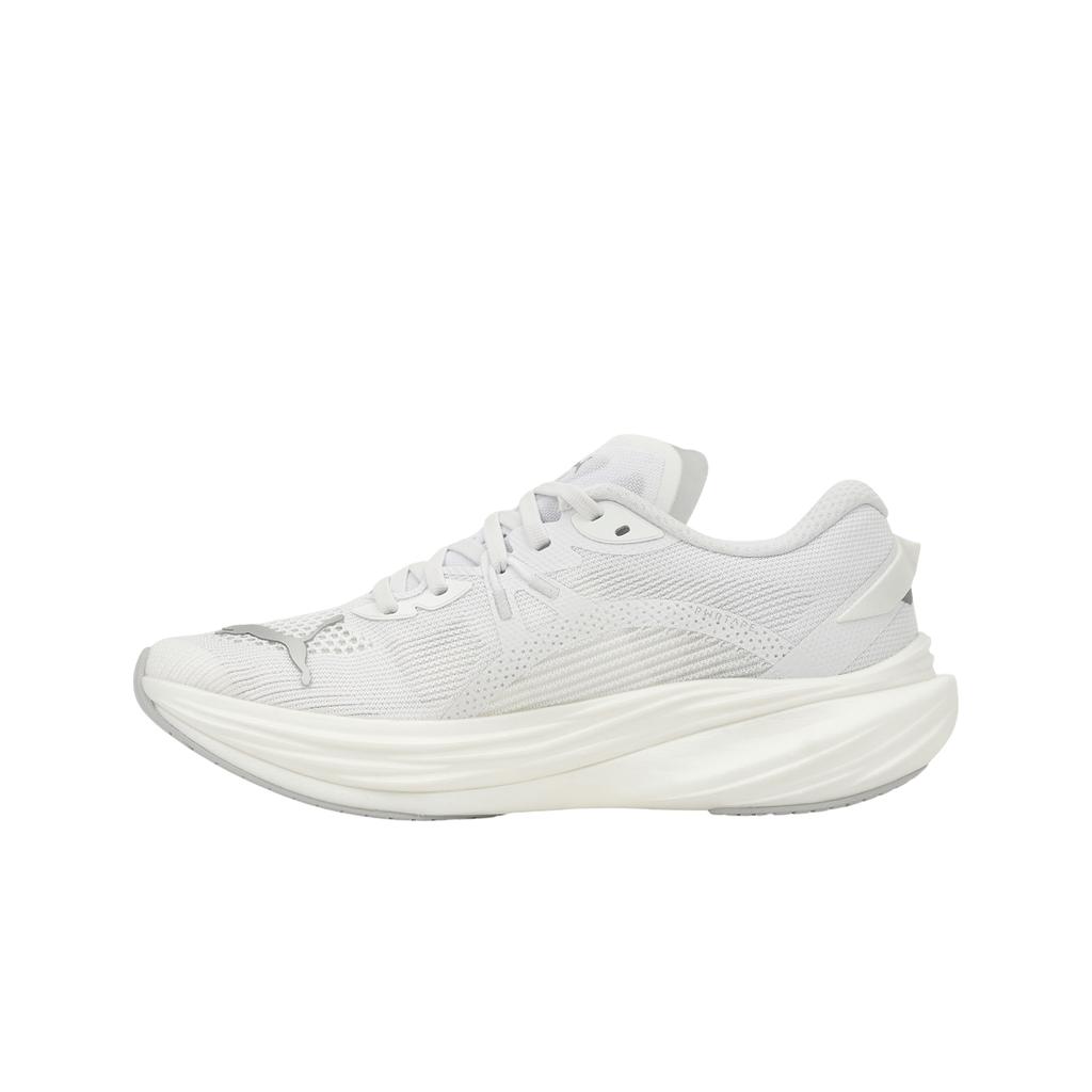 Puma Deviate Nitro 3 Blanco Pluma Gris Zapatillas Hombre Plata 309707-10