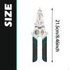 Wire Stripper Crimper Folding Ergonomic Steel Manual Wiring Tool Multifunctional Professional
