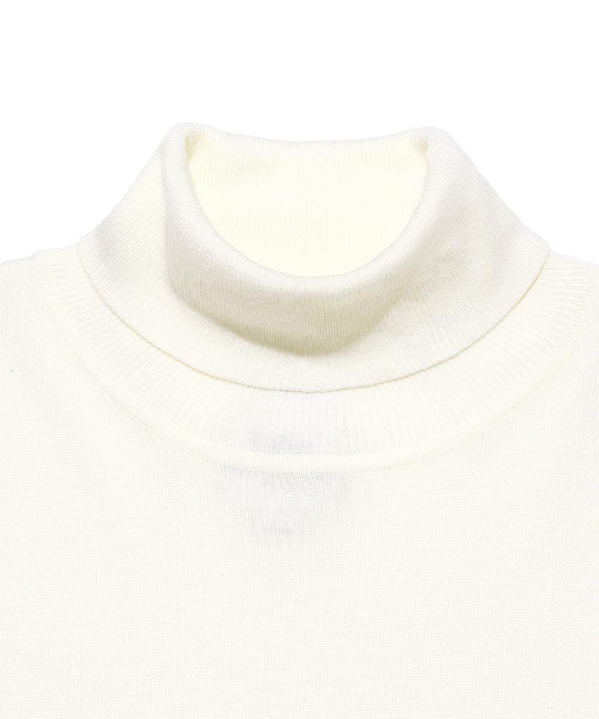 LEE Turtleneck Washable Knit Ivory