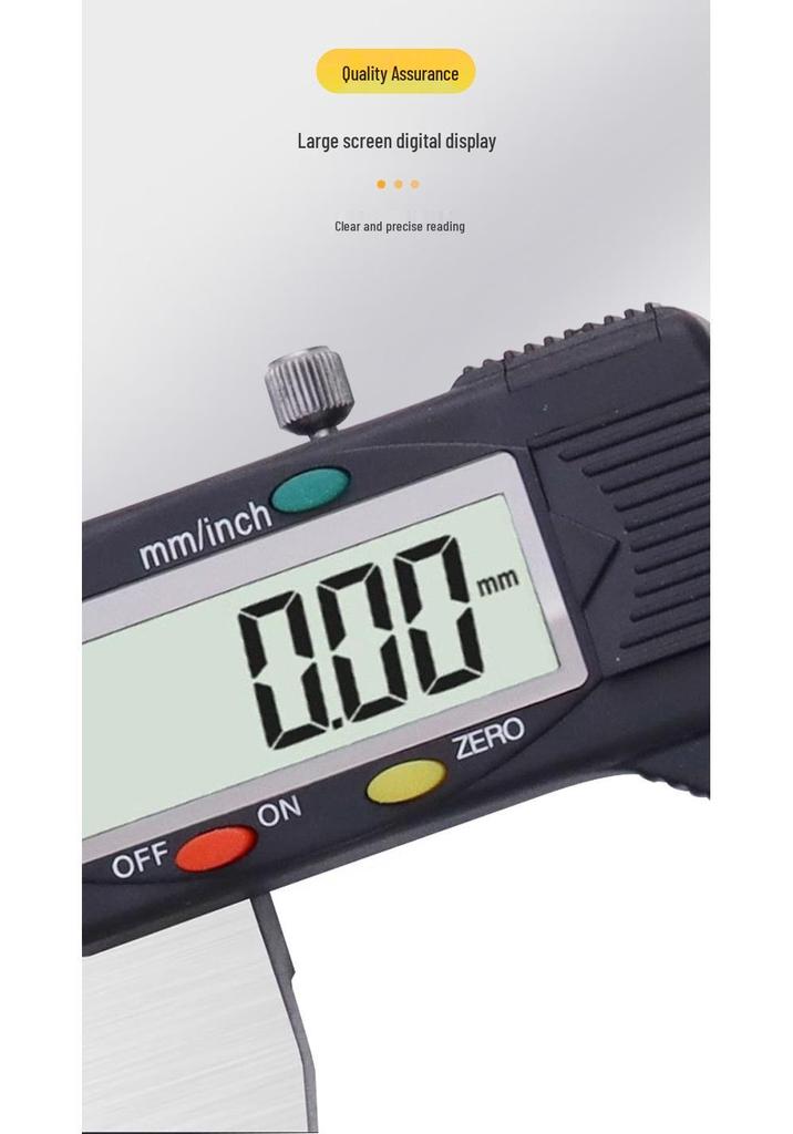Guilin Guanglu Digital Caliper, 200-300mm, High-Precision, Long Jaws for Inner Hole and Diameter Measurement