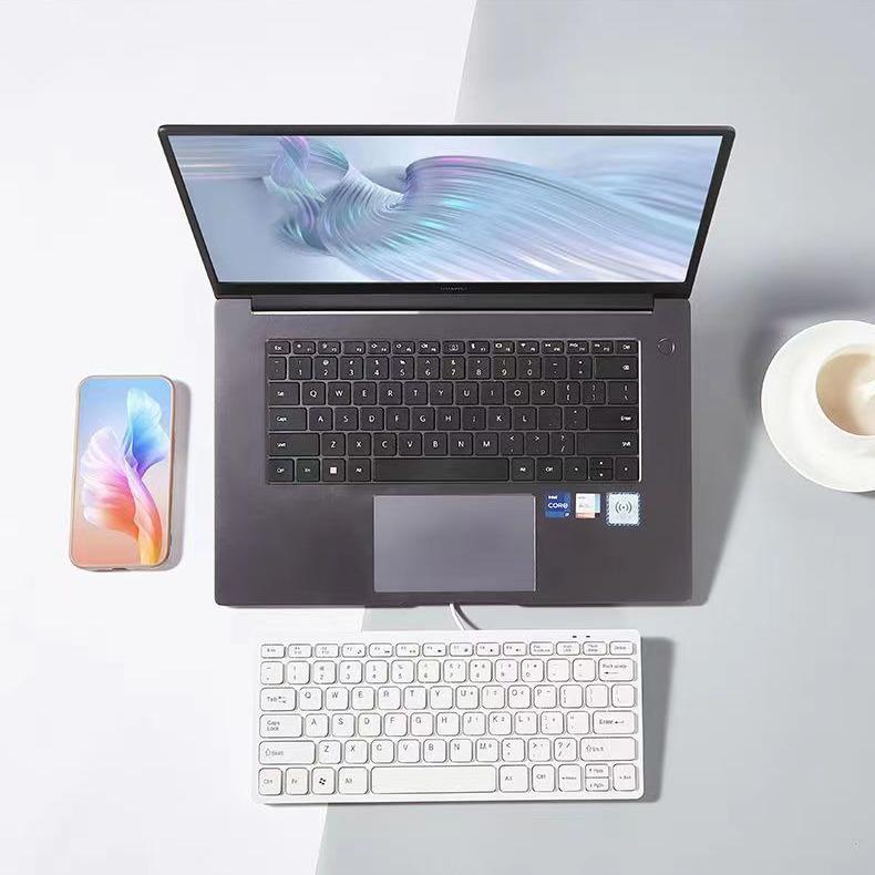 Wired Mini USB Chocolate Keyboard with Silent Keys and LOGO