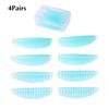 4pairs Reusable Eyelash Lifting Silicone Lamination Pad Vertical Stripe Perm Rods 3d Lashes Extension Curler Makeup Tool