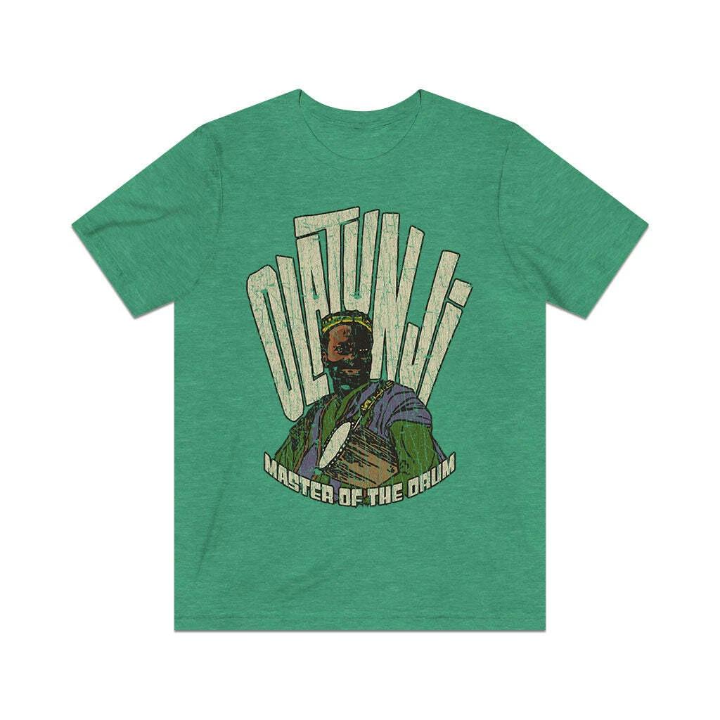 Olatunji Master of The Drum 1960 Vintage Men s T shirt S