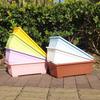 1Set Plastic Vegetable Planters Rectangular Flowerpots For Balcony Indoor Gardening Breathable Plants Pots Garden Tools