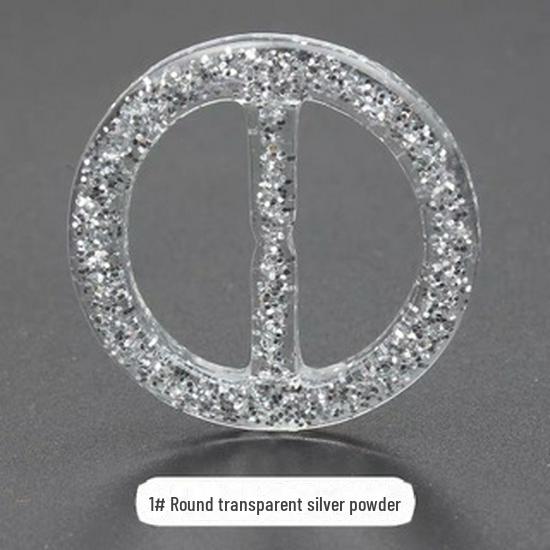 Resin Adjustable Japanese T-Shirt Knot Waist Buckle with Three-Speed Button & Scarf Clip