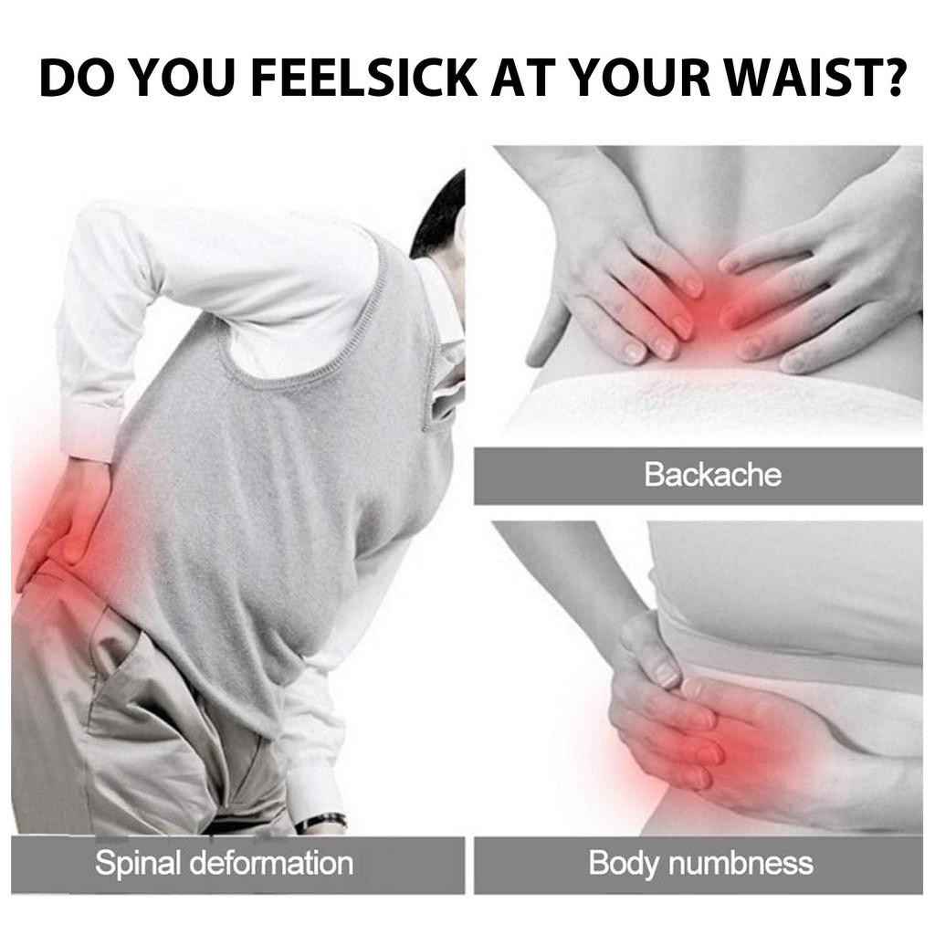 Houkea Self-heating Magnetic Back Support Belt For Effective Pain Relief And Comfort