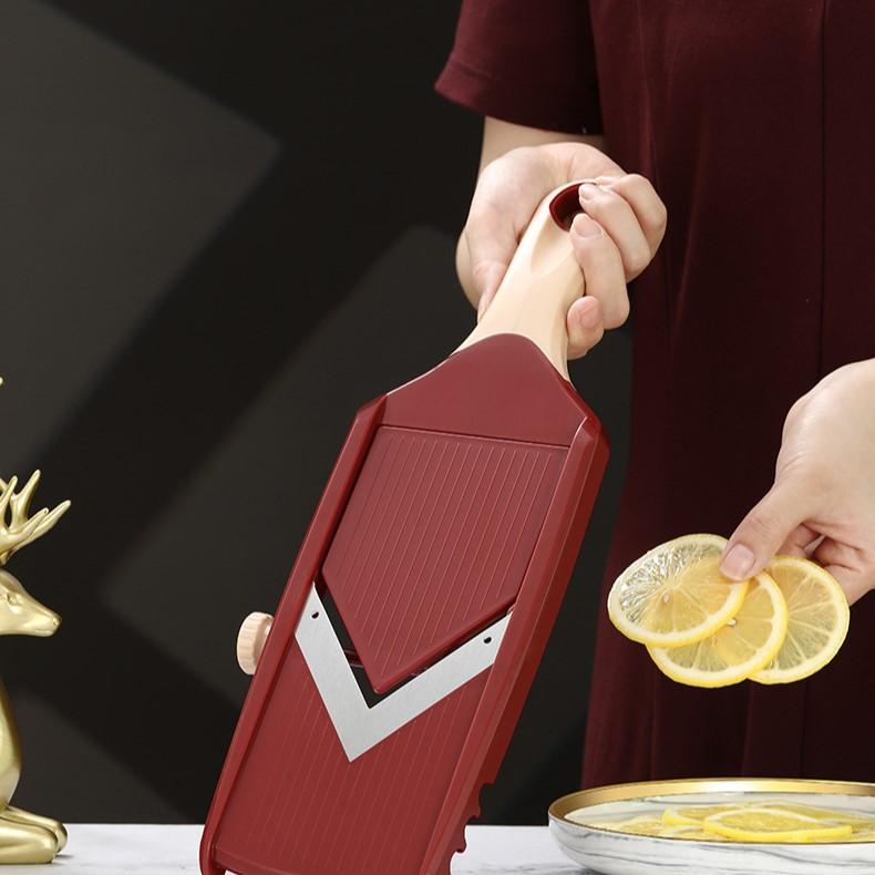 Adjustable Mandoline Ultra Sharp V-blade Vegetable Slicer with Container,Slicer Vegetable Cutter,julienne Slicer, Potato Slicer