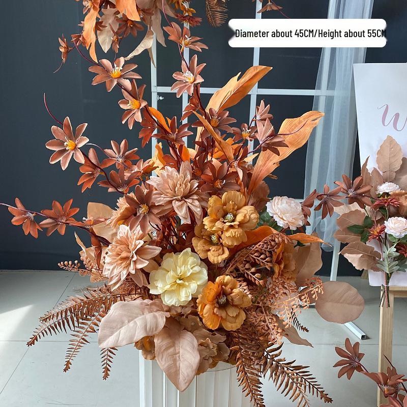 Artificial Wedding Venue Floral Decor for Aisle, Stage, and Reception