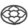 Heart Shape Wok Holder Cast Iron Stove Support Gas Hob Support Cooktop Stand For Efficient Stir Fry Preparation