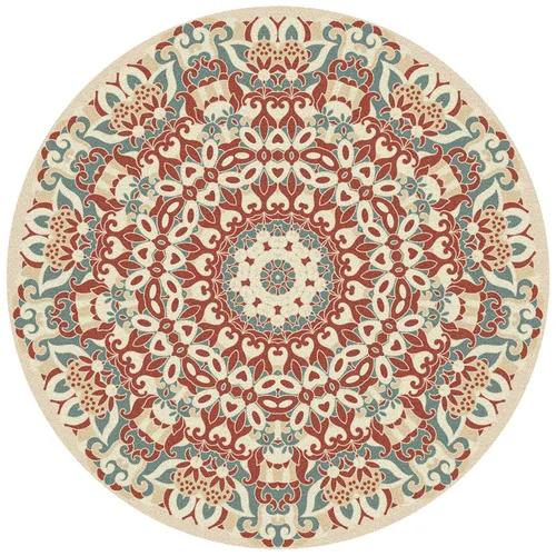 Persian Style Living Room Decoration Carpet Retro Round Rugs for Bedroom Home Chair Floor Mat Large Area Non-slip Washable Rug