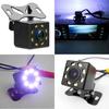 Car Rear View Camera  Backup Parking Camera 8 LED Night Vision Waterproof 170 Wide Angle Color Image reversing 12V