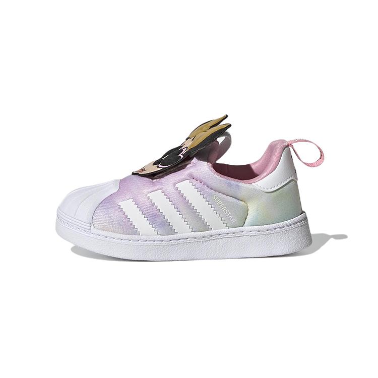 

Adidas Originals SUPERSTAR 360 Abrasion Resistant Low top Skateboard Shoes Light Pink Infant And Toddler GY9152 24