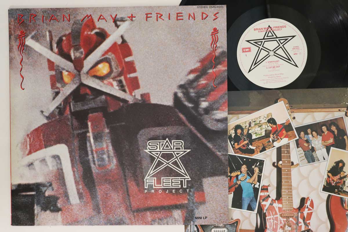 

12inch Record BRIAN MAY + FRIENDS - Star Fleet EMS41013 EMI 1983 Japan Rock Used