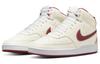 Nike Court Vision Mid Top Sneakers White/Red DQ4977-161