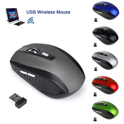 Schnurlose tragbare optische 2,4-GHz-Gaming-Mäuse, kabellose Maus, USB-Empfänger