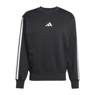 Mens Essentials 3 Stripes Fleece Sweatshirt