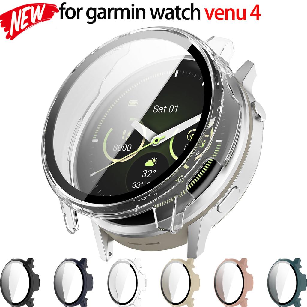 Case+Glass For Garmin Watch Venu 4 45/41MM Smartwatch Cover Screen Protector Anti-drop Bumper For Venu 4 Replacement Accessories 7