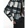 Spring and Autumn Hot Selling New Women's Wear Small Fragrant Style Patch Bag Decoration Plaid Woolen Jacket Coat