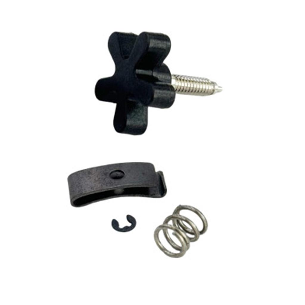 Throttle Thumb Tension Screw Kit For 1974-2017 Motorcycle Models Includes Circlip And Spring 56402-83A 56394-74 11155