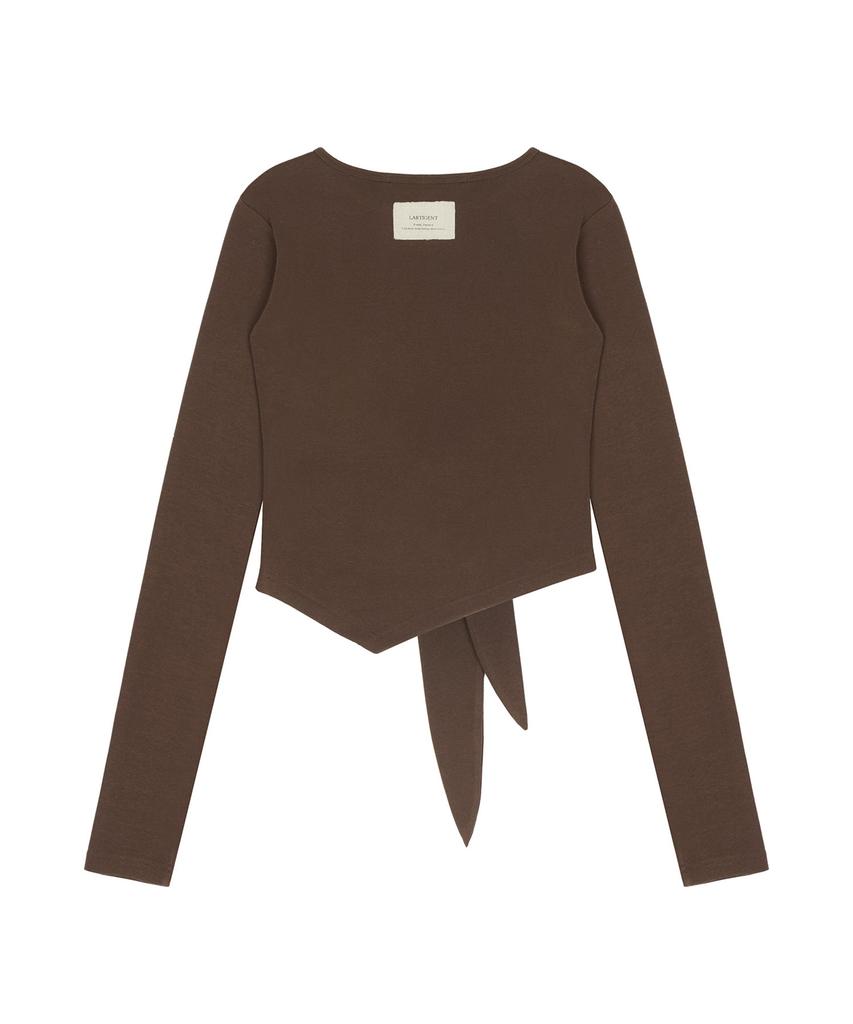 LARTIGENT L20 Tied Long Sleeve(Brown)
