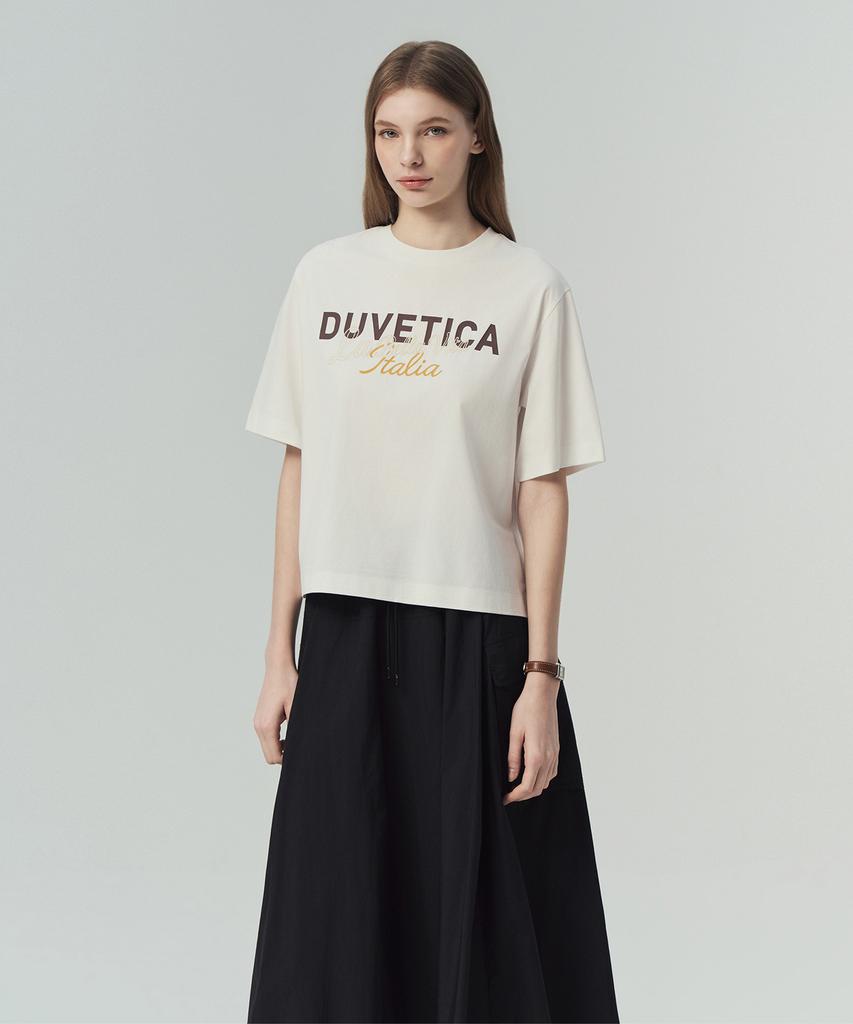 DUVETICA Prati (Light Ivory) (Women'S Short Sleeve T-Shirt)