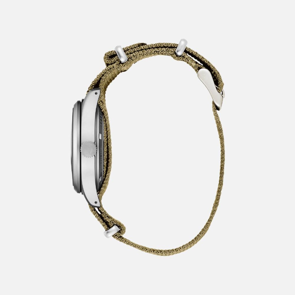 Seiko 5 Sport SRPJ83 Mostrador Bege Pulseira de Nylon Relógio Automático