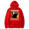 Pew Pew Madafakas Cat with Two Guns Meme Hoodies Unisex Fashion Vintage Sportwear Fleece Warm Oversized Casual Tracksuit Male
