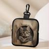 NEW Mini Cute Cat Coin Purse Water-resistant PVC Zippered Wallet Lightweight Portable Storage Bag Friends Gift