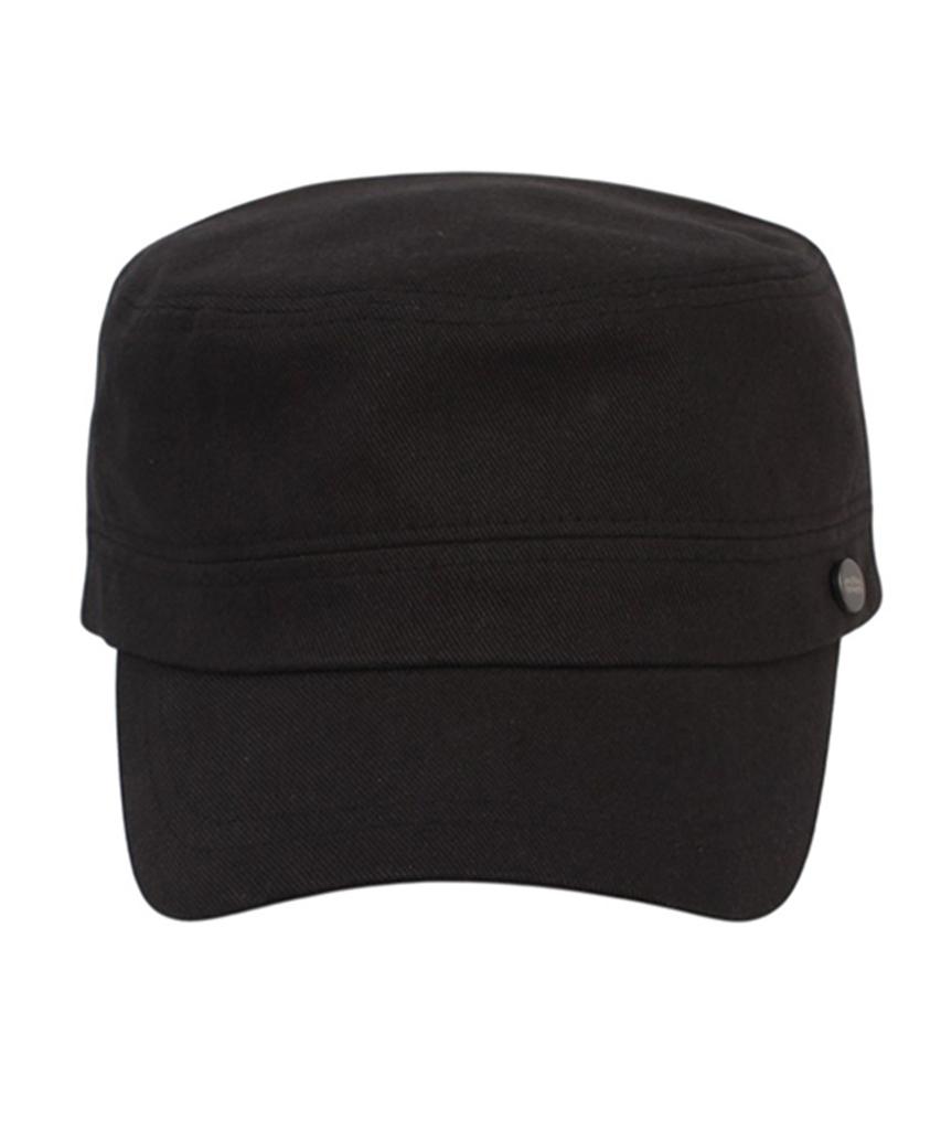 DIFF Cotton Black Military Cap Marine Cap