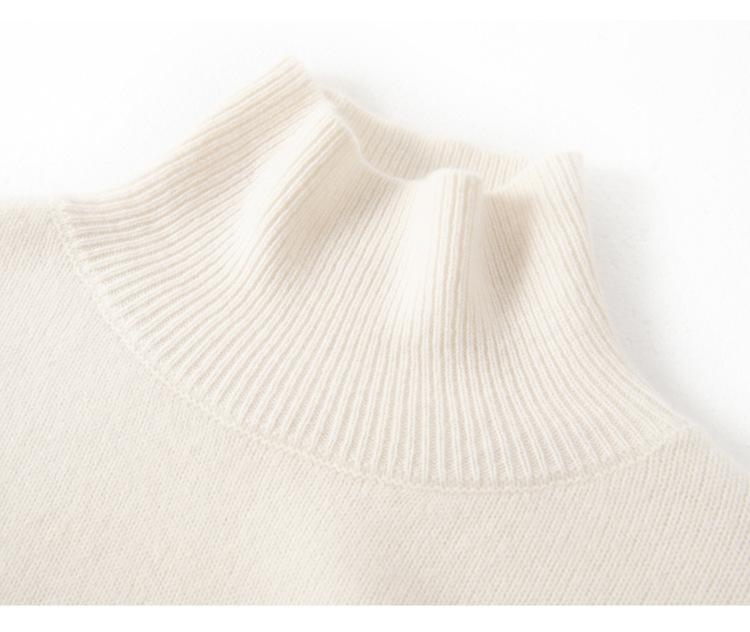 Autumn Street Style: Versatile Japanese Wool Knit Long Sleeve Top