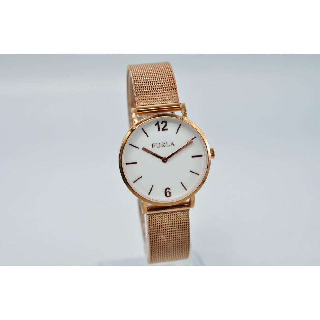 Used FURLA 4253108514-44748 Quartz watch gold unisex working item