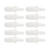 10Pcs Hose Barb Reducer Fitting PP Aquarium Air Pump Adapter for Silicone Tube Connection 4.87.9