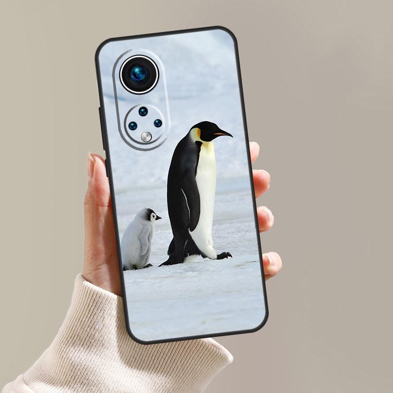 Penguin Snow Arctic Cute Animal Case For Honor Magic 5 6 7 8 Pro 200 400 Lite 50 70 90 Win RT X8c X8b X9a X9b X9c X9d Cover