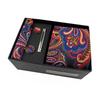 Cravatta da uomo Paisley Set regalo cravatta con gemelli e fermacravatta Cravatta business casual Nera Confezione regalo