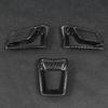 Steering Wheel Cover Trim Carbon Fiber Control Panel Frame Decal Sticker for Macan 718 Boxster Cayman 911
