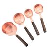 Rose Gold Measuring Cup 4-Piece Set #B