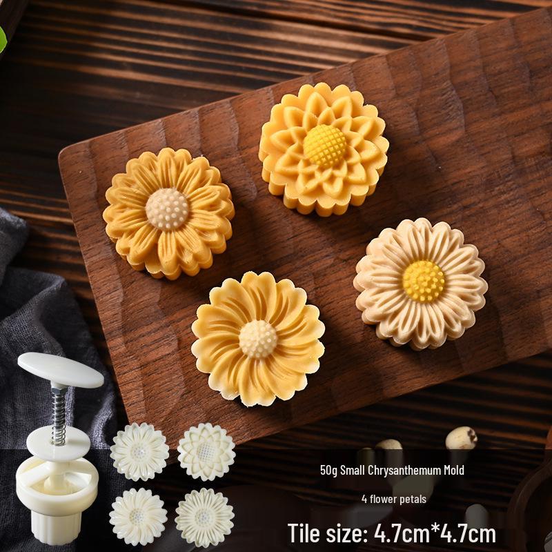 Mid-Autumn Mooncake Mold Stamp Tool for Ice Skin Mung Bean Pastry