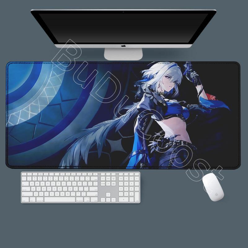 Kawaii Anime Girl Galbrena Desk Mat Non-slip Gamer Mouse Pad 1200x600mm Mousepad Computer Wuthering Waves Laptop PC Keyboard Pad