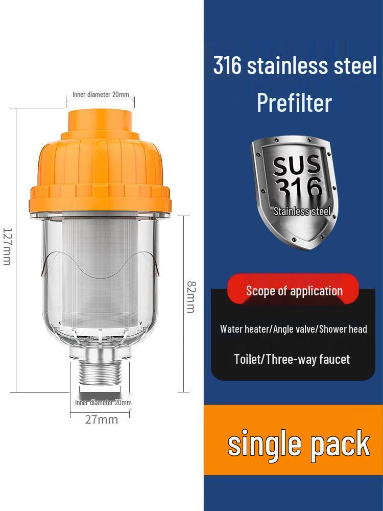 Electric Water Heater & Shower Pre-Filter Purifier for Scale Prevention