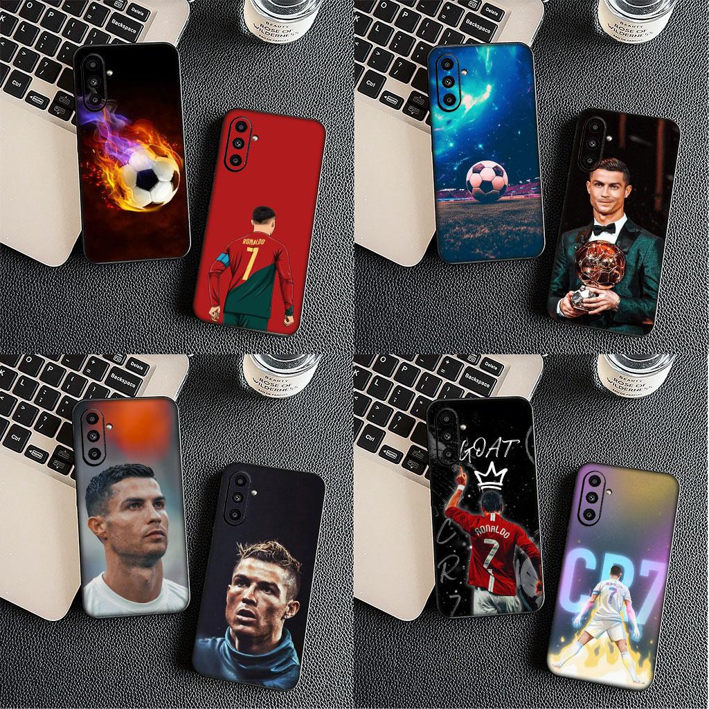 Soccer No 7 Star Football No7 Wallpaper for Motorola Moto G82 G20 G22 G23 G32 G9 G8 G7 Power Plus G41 G52 G30 G71 E22 E13 Case