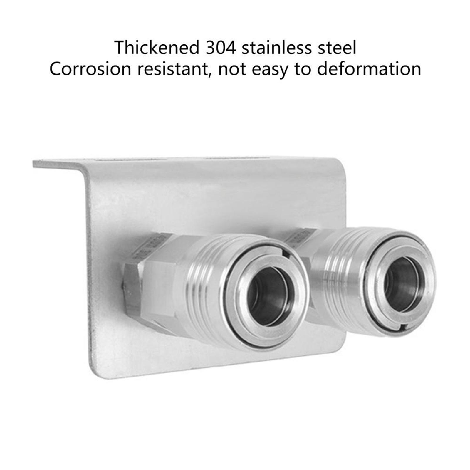Upgrades Water Hookup Water Connection Flange Ergonomic Designs Water Inlet Valves Quick Installation for Motorhome