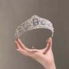Elegant Crown Hair Accessory Antique Bronze Princess Rhinestone Tiara  Birthday Head Jewelry
