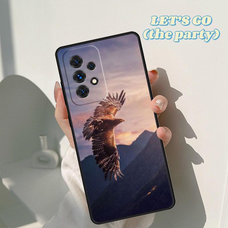 Eagle Hawk Bird Animal phone case For Samsung Galaxy A42 A31 A40 A51 A71 A32 A80 A91 A52 A72 A73 A20e A21S A50 A70 A11 A12 Cover