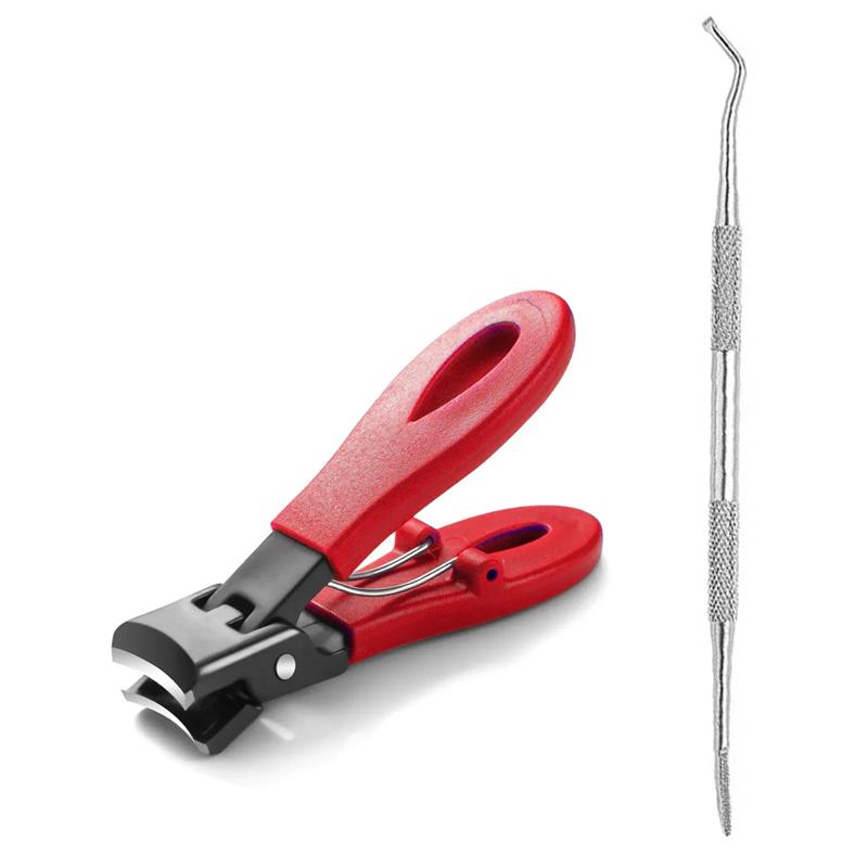 Ultra Sharp Nail Clipper Stainless Steel Wide Jaw Opening Anti Splash Toe Fingernail Trimmers Nail Cutter Manicure Pedicure Tool