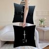 Lincoln Cushion Cover Anti-dustmite Pillowcase Invisible Zipper Silky Short Plush Sofa Cushion Cover