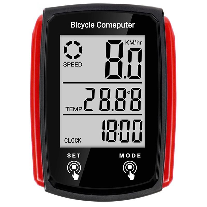 GPS cyklopočítač Kabelový tachometr Vodotěsný LCD počítač na kolo Bluetooth Cyklistický rychloměr Držák Venkovní příslušenství