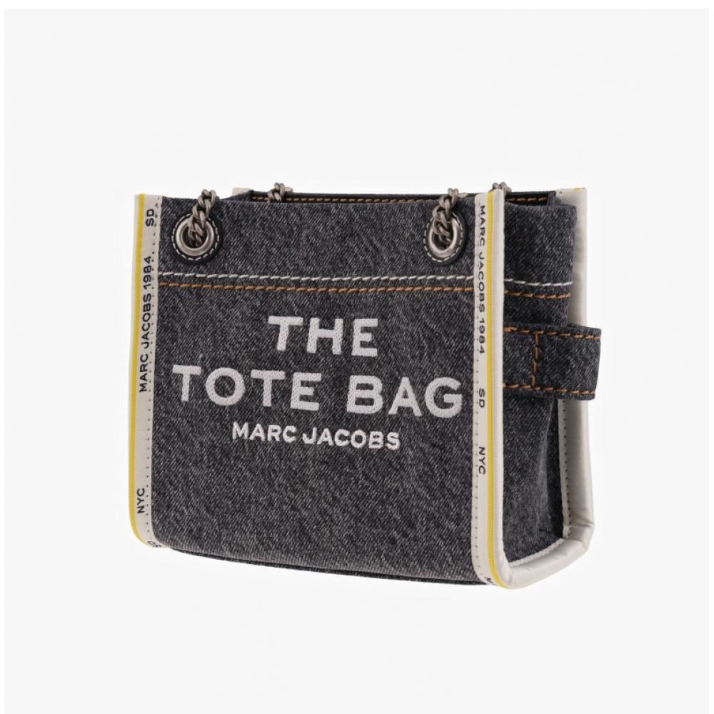 Marc Jacobs 2f4hcr016h05 965 Denimowa Torba Crossbody z Łańcuszkiem