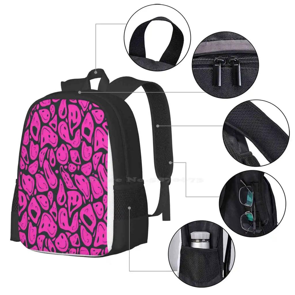 Preppy School Supplies Preppy Aesthetic Preppy Pattern Design Laptop Travel School Bags Preppy School Supplies Preppy Aesthetic